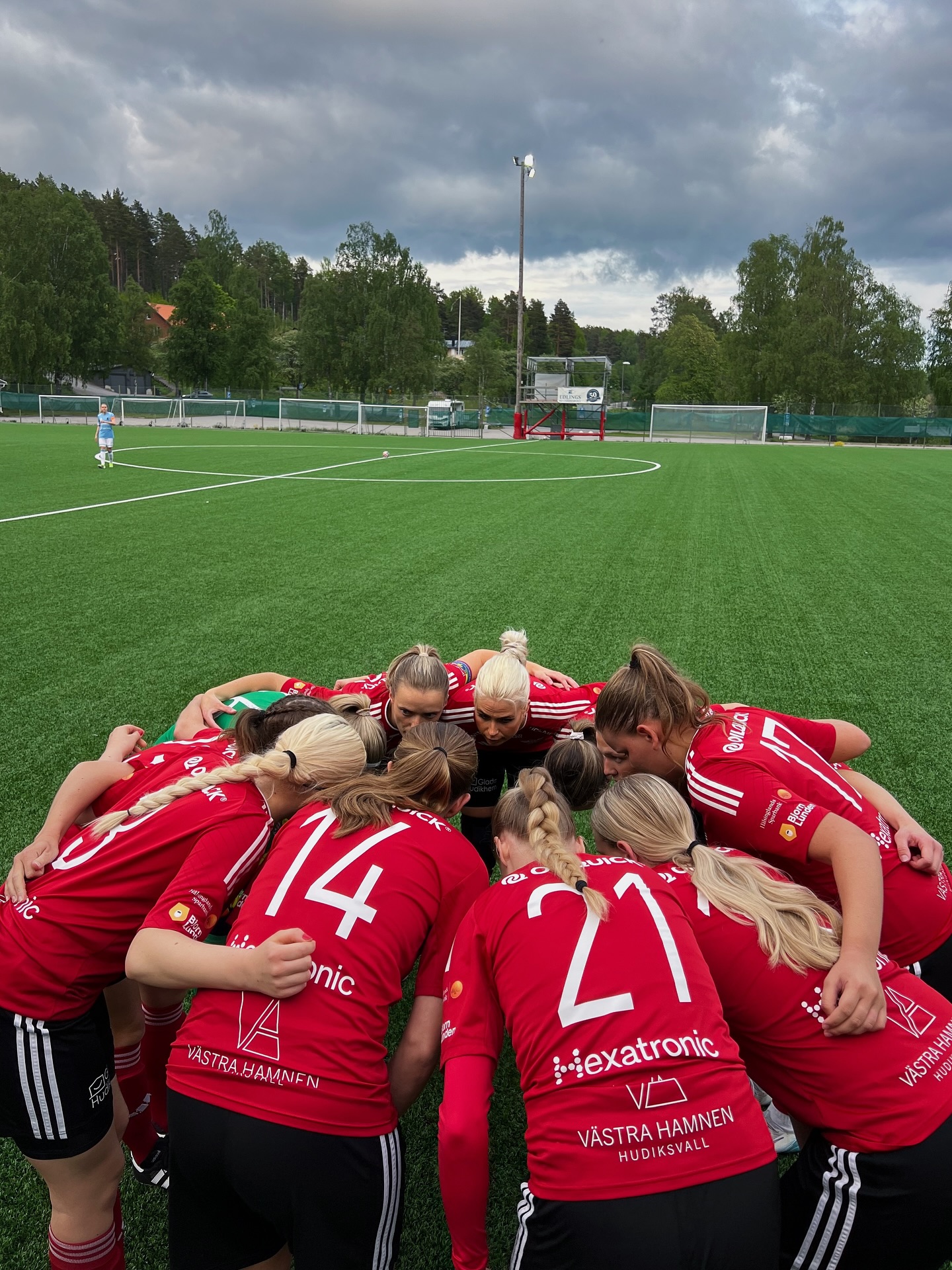 IF Team Hudik lagsamling på plan