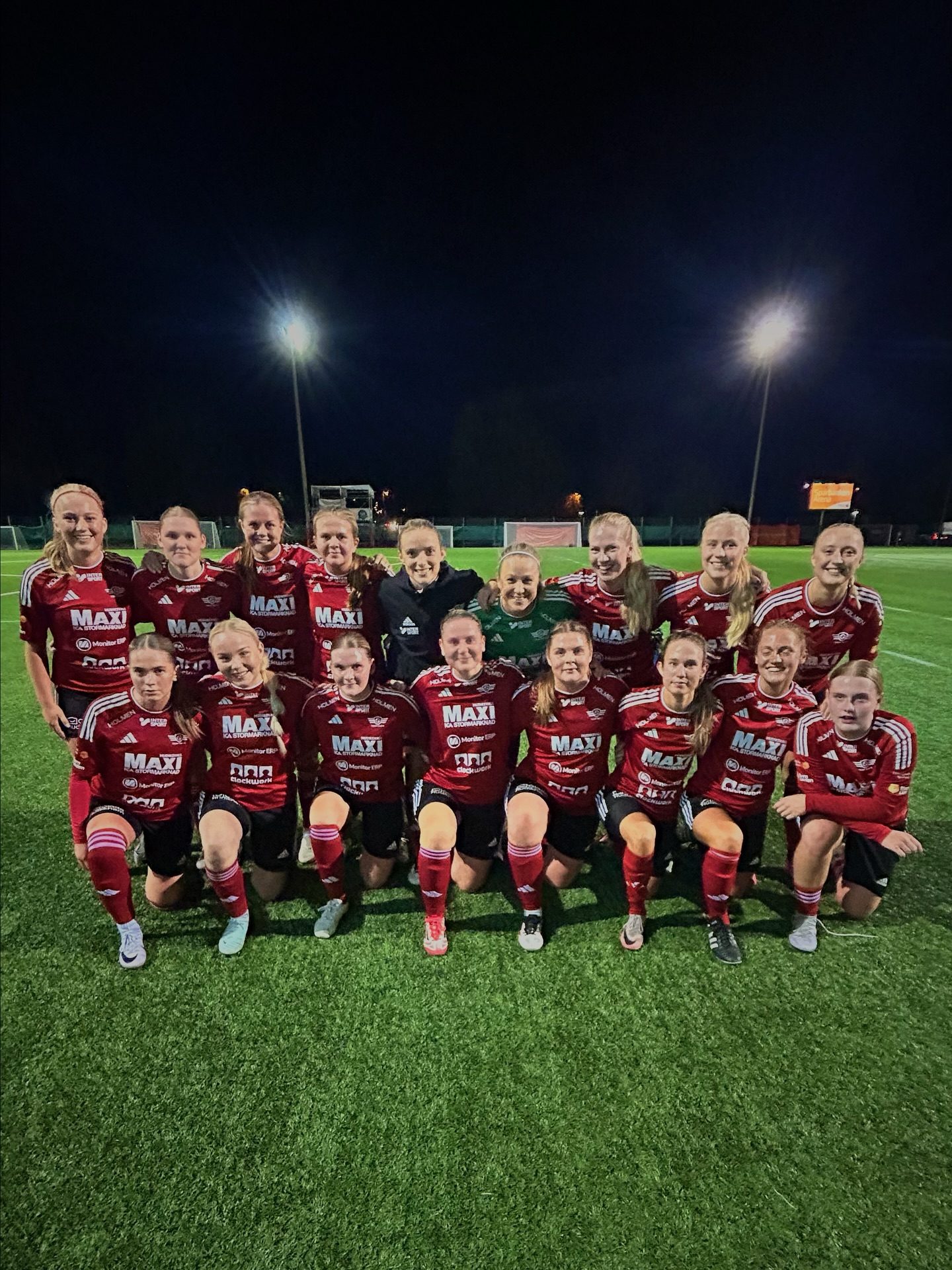 IF Team Hudik lagbild kvällsmatch